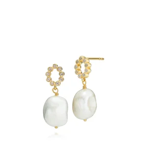 Izabel Camille - Leonora - reringe Forgyldt med Ferskvands Perler