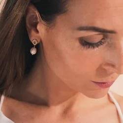 Izabel Camille - Leonora - reringe Forgyldt med Ferskvands Perler