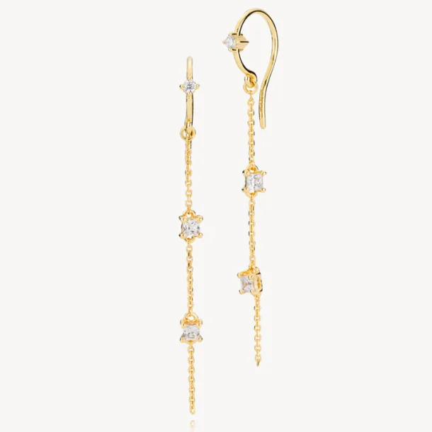 Izabel Camille - Angelina Earrings, White