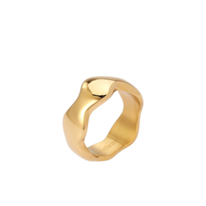 Sistie 2nd - Wavy Ring, Guld