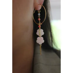 Stine A - Single Cherry Blossom Twist �rering, Forgyldt