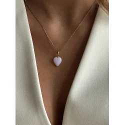 Pico - French Grande Heart Vedhng, Jade Green