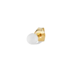 Jane Knig - Splash Bead Stud White Agate