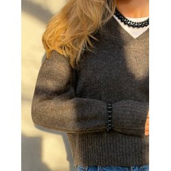 So� - Chunky Stretch Armb�nd, Black Onyx (Grounding)