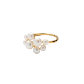 Pernille Corydon - Blossom Ring, Forgyldt