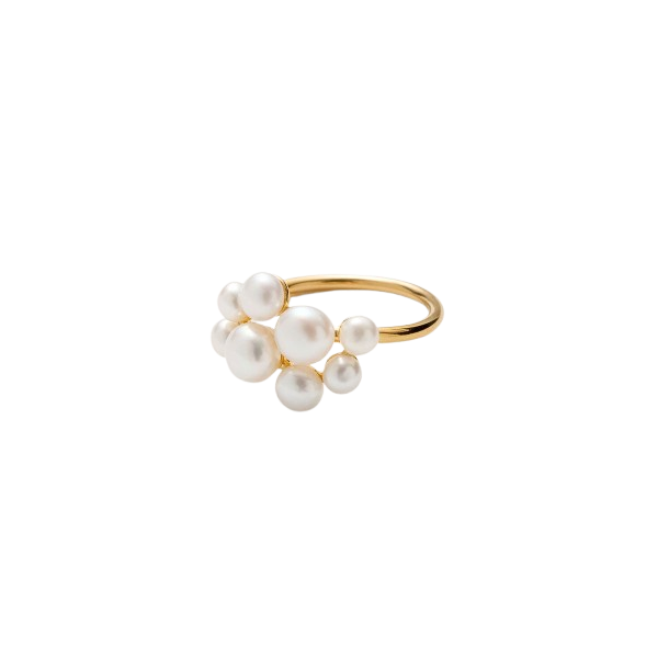 Pernille Corydon - Blossom Ring, Forgyldt