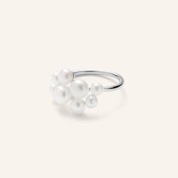 Pernille Corydon - Blossom Ring, S�lv