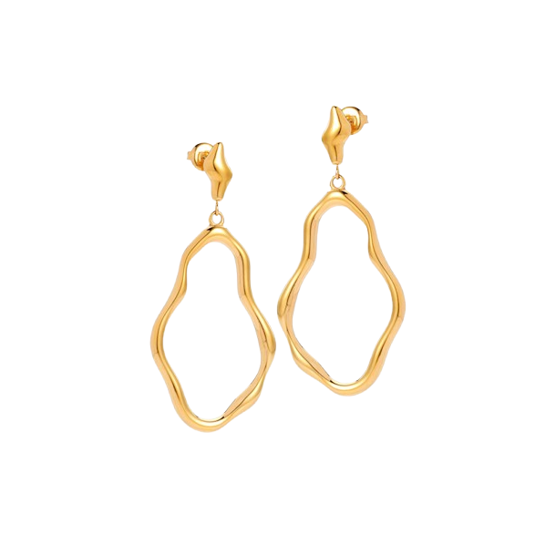 Sistie 2nd - Wavy reringe, Guld