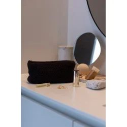 By Lohn - Petra Strikket Clutch, Chocolate