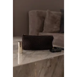By Lohn - Petra Strikket Clutch, Chocolate