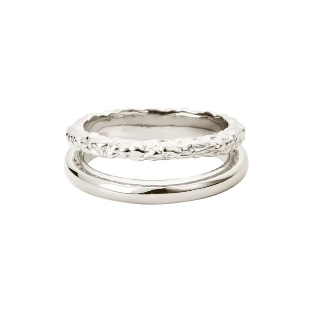 Camille Brinch - Twin Essentia Ring, Slv