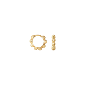 Camille Brinch - Lille Dots Hoops, Forgyldt