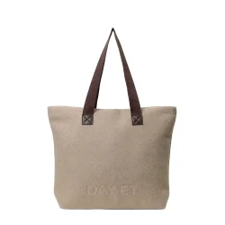 DAY ET - Woolen Shopper Taske, Brindle