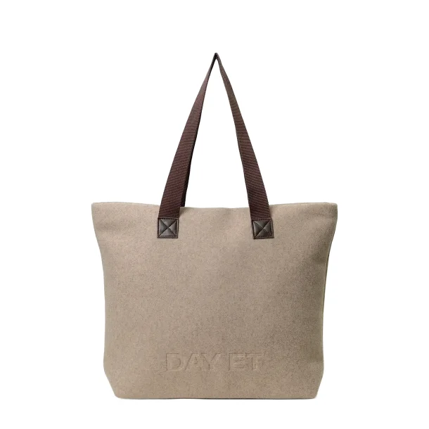 DAY ET - Woolen Shopper Taske, Brindle