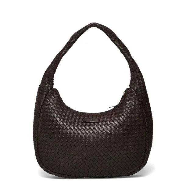 Depeche - Shopper Taske i Flet, Dark Brown