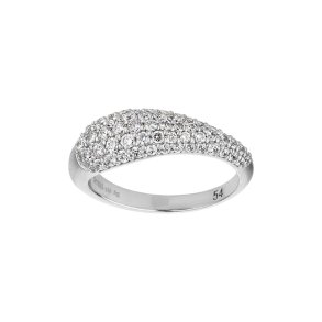 byBiehl - Ocean Flow Sparkle Ring, slv
