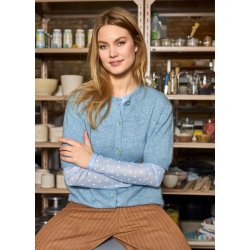 Black Colour - Bcdell ss cardigan, Lt. Blue