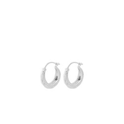 Pernille Corydon - Small Coastline Earrings, Slv