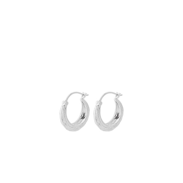 Pernille Corydon - Small Coastline Earrings, Slv