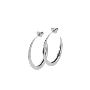 Sistie 2nd - Lux Creoler reringe, Medium, Slv