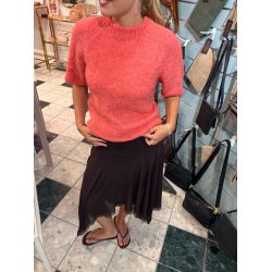 Coffee Beanies - Ida Alpaka Kort�rmet Strik, Koral