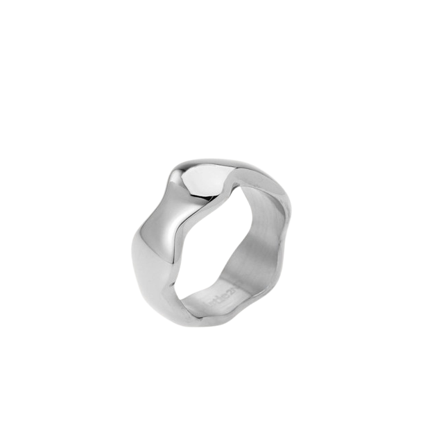 Sistie 2nd - Wavy Ring, Slv