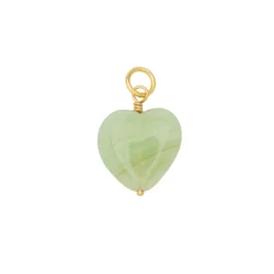 Pico - French Grande Heart Vedhng, Jade Green