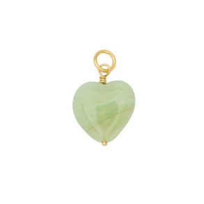 Pico - French Grande Heart Vedhng, Jade Green