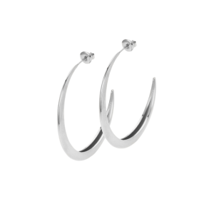 Sistie 2nd - Lux Creoler reringe, Large, Slv