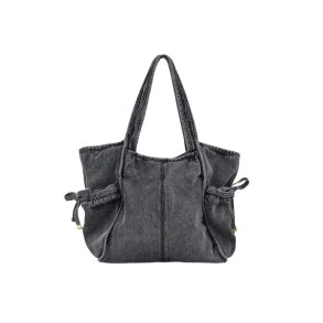 Becksndergaard - Washed Denima Laurel Bag, Stonewash Grey