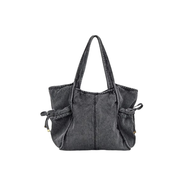Becksndergaard - Washed Denima Laurel Bag, Stonewash Grey