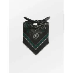 Becksndergaard - Dotted Flora Woo Scarf, Black