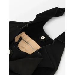 Becksndergaard - Suede Demi Bag, Sort