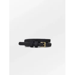 Becksndergaard - Fily Aria Leather Belt, Black