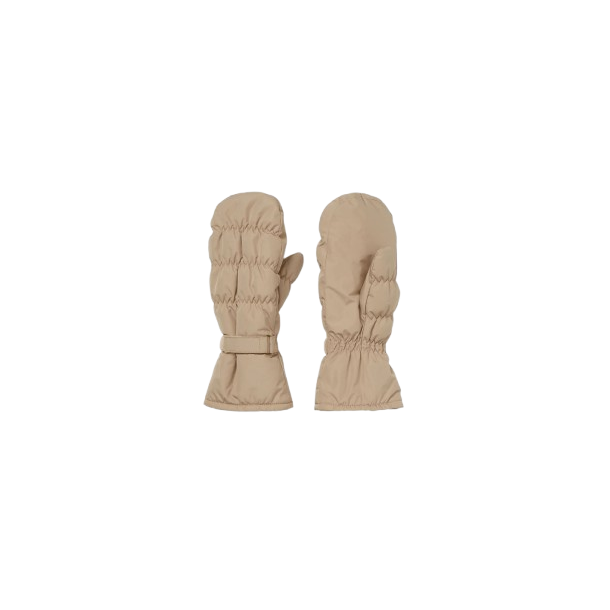 Becksndergaard - Padded Nylona Mitten, Ginger Beige