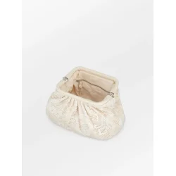 Becks�ndergaard - Croflora Bonita Clutch, Birch White