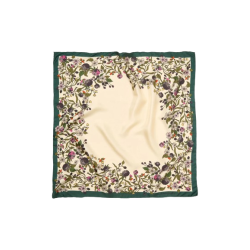 Becksndergaard - Autumn Blackberry Sia Scarf, Birch White