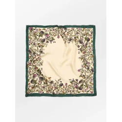 Becksndergaard - Autumn Blackberry Sia Scarf, Birch White