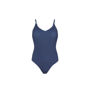 Becks�ndergaard - Polka Dot Bea Swimsuit, Navy Blue