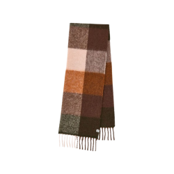 Becksndergaard - Checkavanna Scarf, Hot Fudge Brown