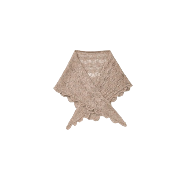 Becks�ndergaard - Opany Triangle Scarf, Melange Brown