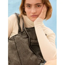 Becksndergaard - Washed Denima Laurel Bag, Stonewash Grey