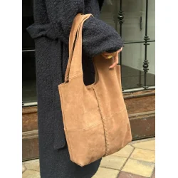 Becksndergaard - Suede Demi Bag, Brun