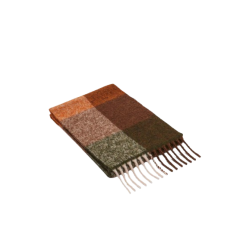 Becksndergaard - Checkavanna Scarf, Hot Fudge Brown