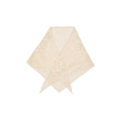 Becks�ndergaard - Croflora Triangle Scarf, Birch White