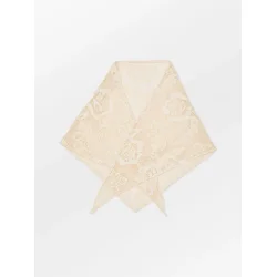 Becks�ndergaard - Croflora Triangle Scarf, Birch White