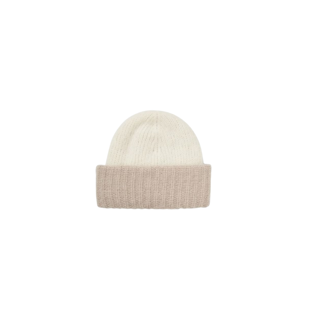 Becksndergaard - Two-toned Soloma Beanie, Birch Withe