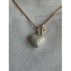 Pico - Amore Hjerte Vedh�ng, Ivory