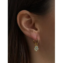 Pico - Enamel Flower Vedh�ng, Bl�