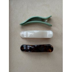 Pico - June Flat H�rklemme, Dark Tortoise